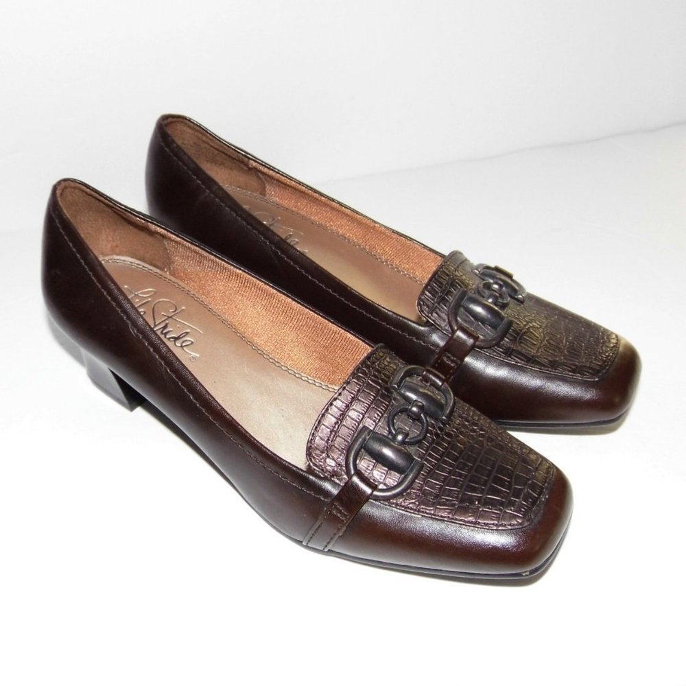 Life Stride Brown Shoes 8M - Picture 6 of 8